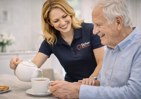 Einschätzung des Pflegebedarfs beim Hausbesuch